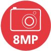 8MP camera