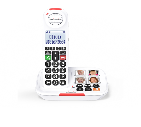 Téléphone fixe Senior Swissvoice XTRA 2155 TRIO / Amplifié +90dB